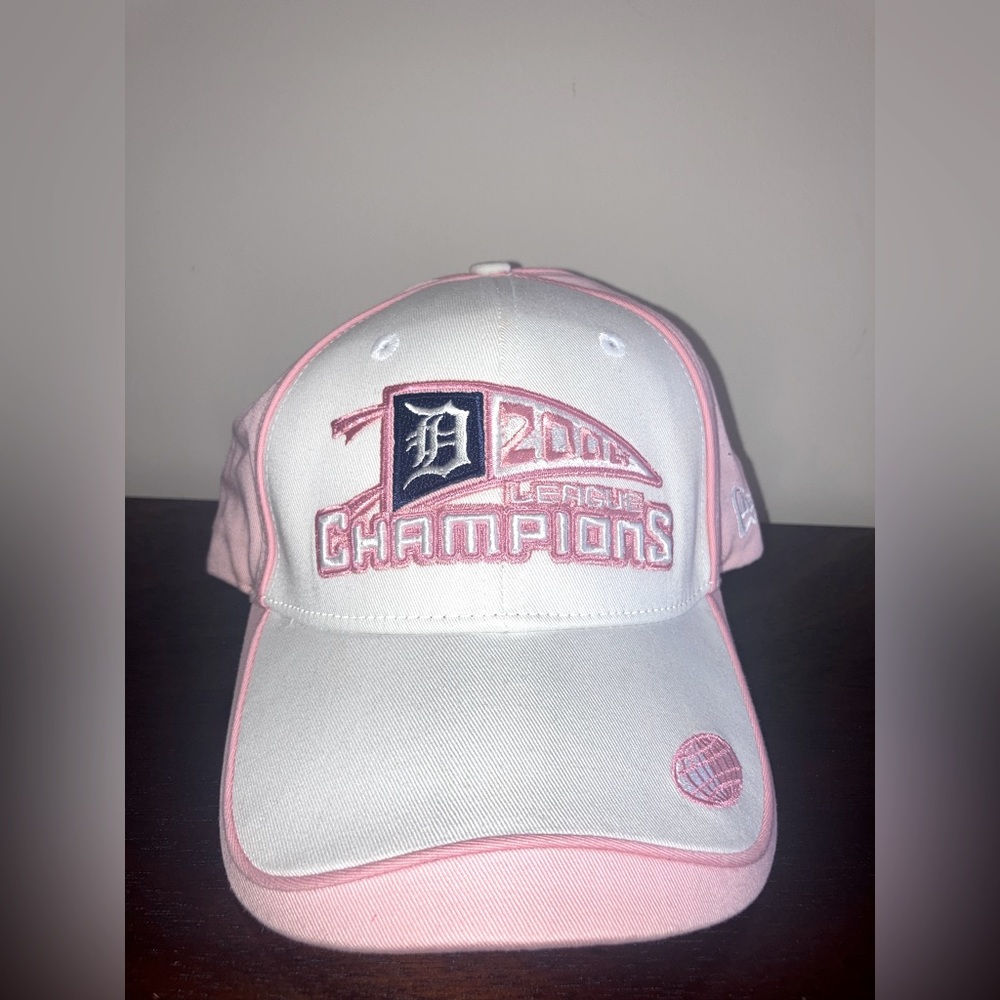 2006 Detroit Tigers League Champions Hat, Pink